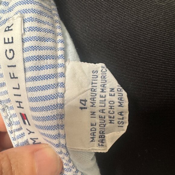 Light Blue Tommy Hilfiger Shorts, Size 14 - Picture 6 of 9